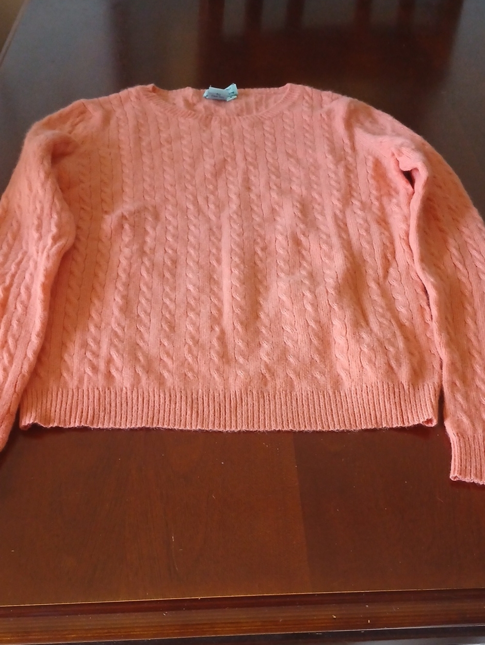 Classic Whiney Ttremaine Cable Knit Casmere Sweater